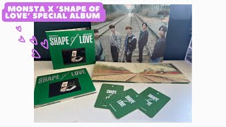 Monsta X 'Shape of love' Special version unboxing 