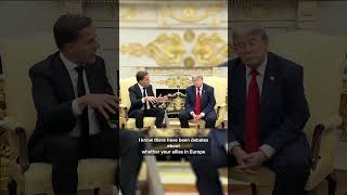 NATO Secretary General Rutte on US involvement in Iran war