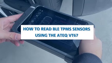 How to Read BLE Sensors with an ATEQ VT67 Diagnostic Tool