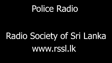 Sri Lanka Police Radio - 22 Apr 2018