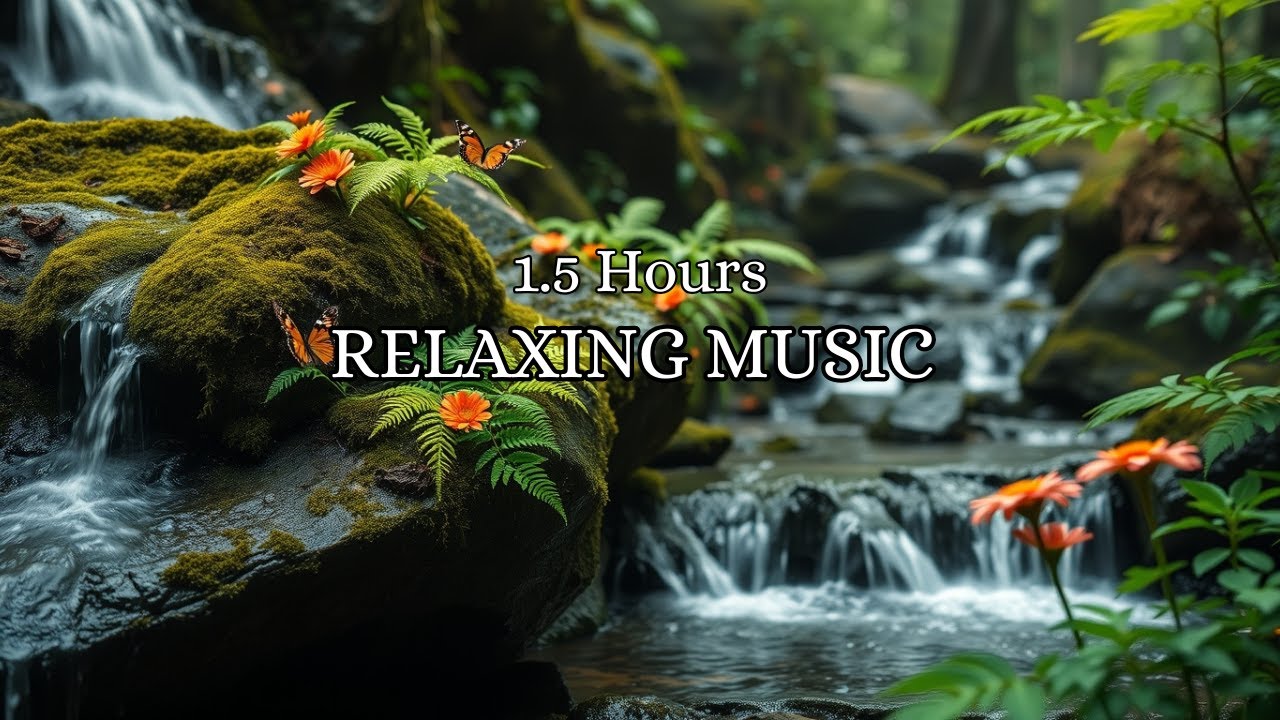 Musical Relax Gentle Piano & Nature Sounds | Mindfulness and Inner Balance | 1.5 ...