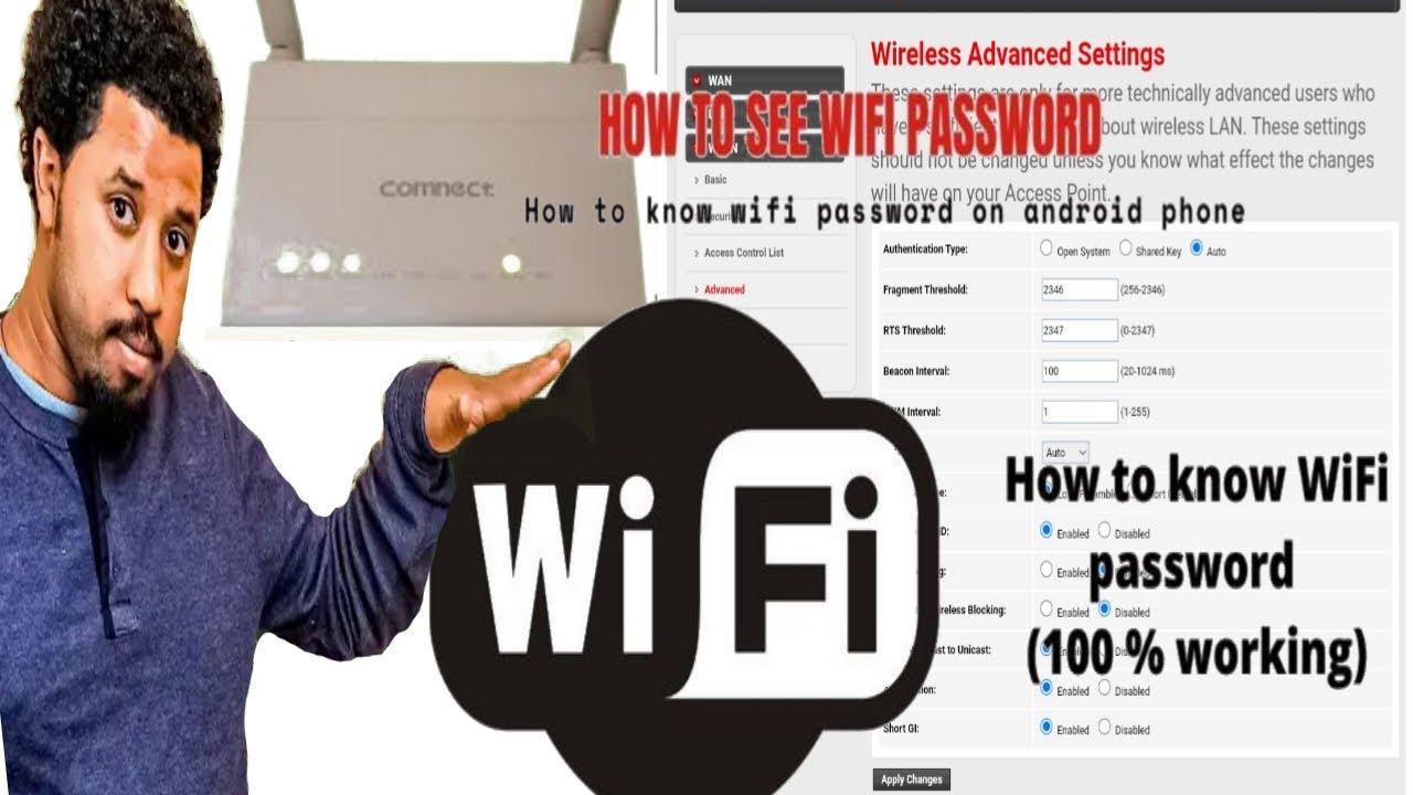 How To chenge Wifi password 2024 - YouTube