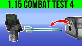 Minecraft 1.15 Combat Test Snapshot 4 Snowballs Stack To 64 & Trident Loyalty In The Void