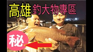 釣點!!高雄旗津大魚專區!!釣大魚要用特別的餌?????