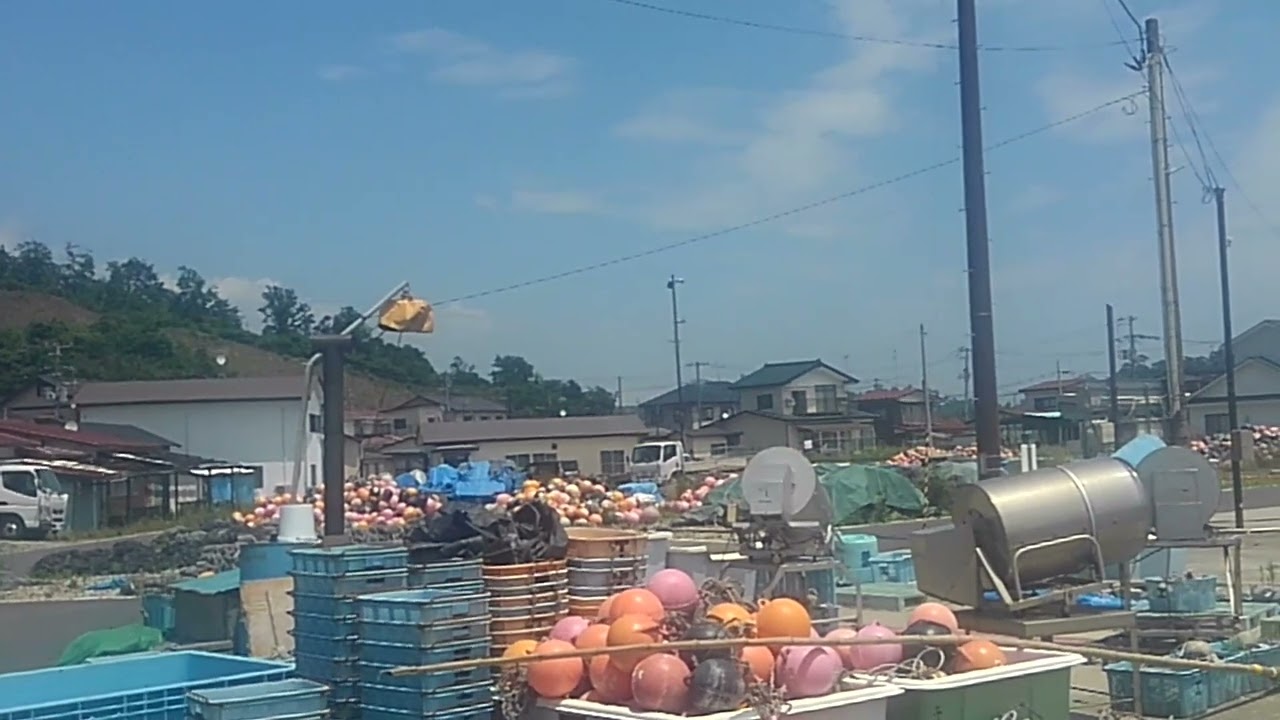 宮城県宮城郡利府町12時TOA新音源｢恋は水色｣と塩竈市12時｢われは海の子｣