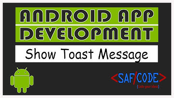 Show Toast Message on Button Click in Android Studio Part-8