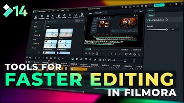 How to Edit Videos Faster with Filmora 14 #AITools #AIediting