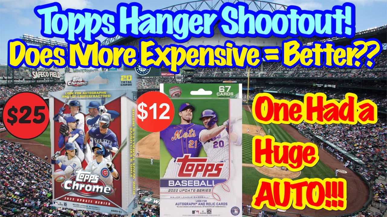 Topps Chrome Update Hanger Review Is More Expensive Better YouTube