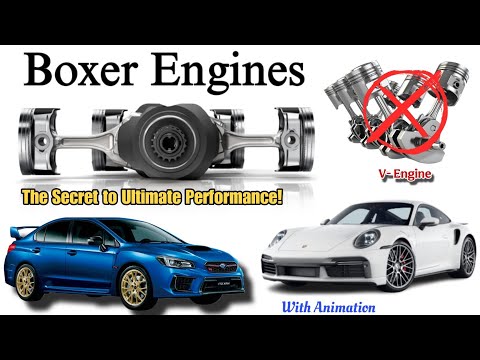 Boxer Engines: The Secret Behind Legendary Performance Vehicles from Porsche, Subaru & BMW #porche