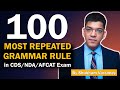 100 most repeated grammar rule by shubham varshney  english grammer rule  error spotting