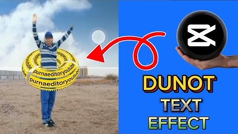 How to Make Donut 🍩 Text in CapCut (Easy) Video edit capcut