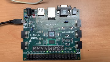 Down counter implemented on FPGA board