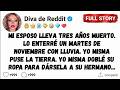 Mi esposo lleva tres años muerto.Lo enterré un martes de noviembre con lluvia. Yo misma puse la...