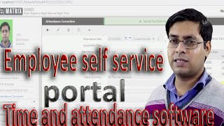 Employee self services portal - best time and attendance software screenshot 3