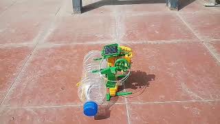 6 in 1 SOLAR RECYCLER  #  Drummer  Robot  with Blueprint