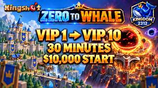 ZERO TO WHALE #2 – VIP 1 to VIP 10 in ONLY 30 MINUTES! | Kingshot screenshot 1