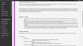 Assignment 3 Walkthrough