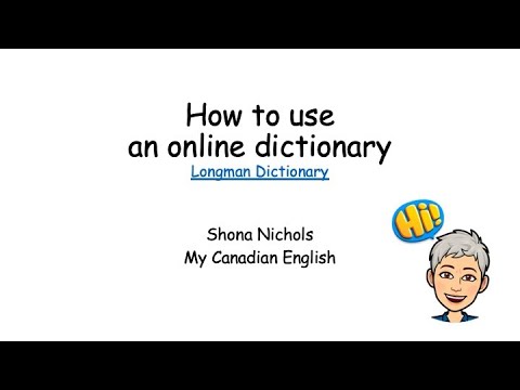 HOW TO - Longman Dictionary (online) - CLB 3 and up