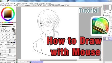 How to lineart with mouse using Paint Tool SAI ~Tutorial~