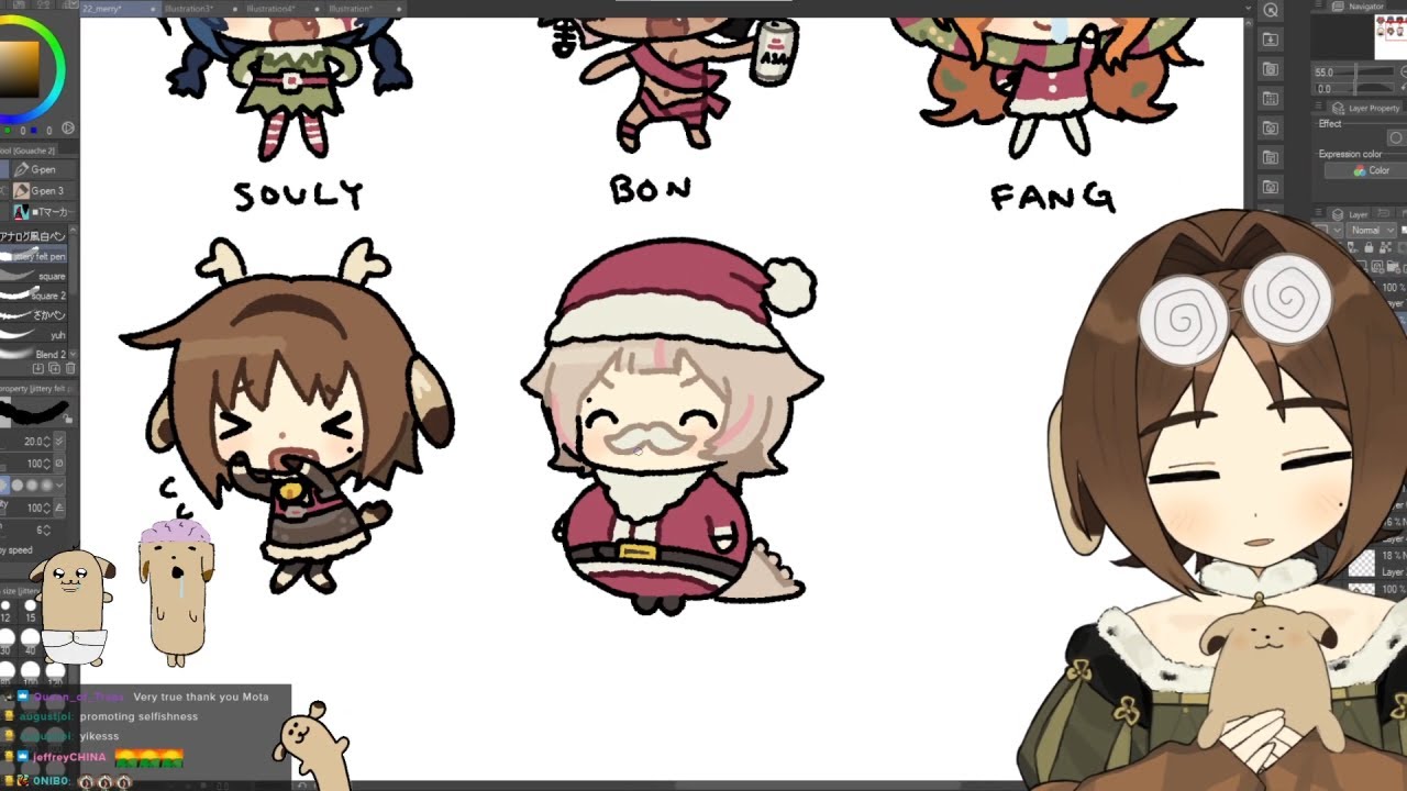 [Art Stream] christmas cheer for EVERYONE