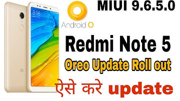 Redmi note 5 MIUI 9.6.5.0 New stable Update android oreo