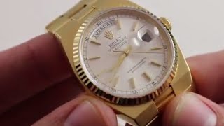 rolex oysterquartz day date 19018