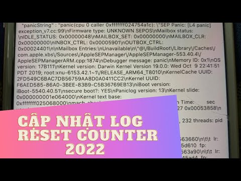 Reset counter update 2022 | Lỗi reset counter,bộ hình ảnh phân tích cho nhiều anh em chưa có…
