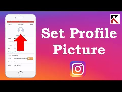Comment configurer le profil d'image Instagram