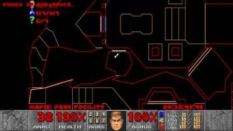 DOOM 2 - Doom Zero (Map 15: Peak Facility): Ultra Violence 100% (ish)