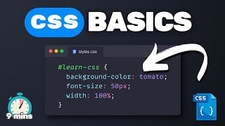 CSS Basics in 9 Minutes