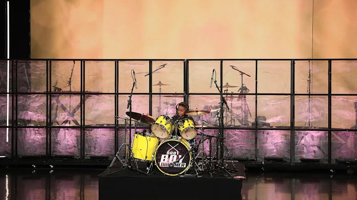 Four-Year-Old Drummer Justin Wilson II Performs a ...