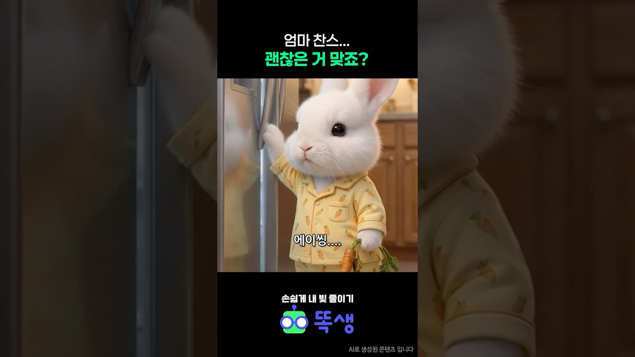 엄마 찬스… 괜찮은 거 맞죠?