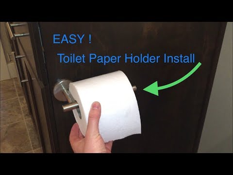 Video: Floor Standing Toilet Paper Holder: Wood And Metal Rack For Brush And Spare Rolls, Ikea Products