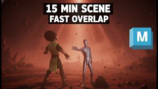 Fast Offset, Overlap & Drag In Maya Flux Anim Tools