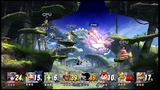 Super Smash Bros Wii U - 8 Player Smash Gaur Plain