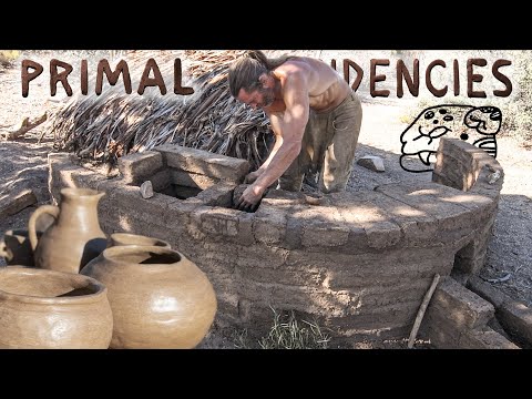 Building Adobe Rocket Mass Heater and Firing Pottery (episode 29)