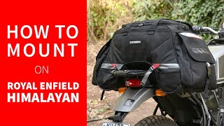 Claw 100% Waterproof tailbag | How to mount on Royal Enfield Himalayan