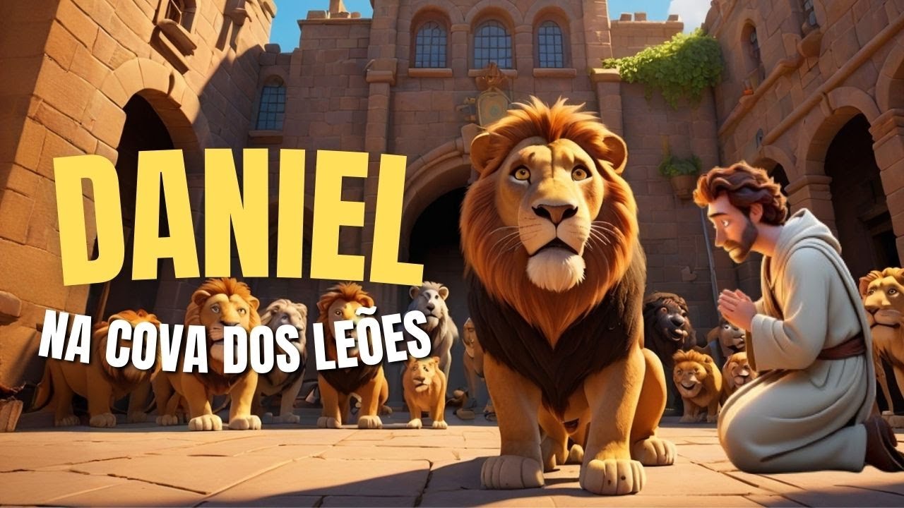 Daniel na Cova dos Leões 🦁 Música Infantil Gospel | História Bíblicas ...
