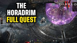 Diablo 4 "The Horadrim" Full Quest - Beating the Horadric Guardian