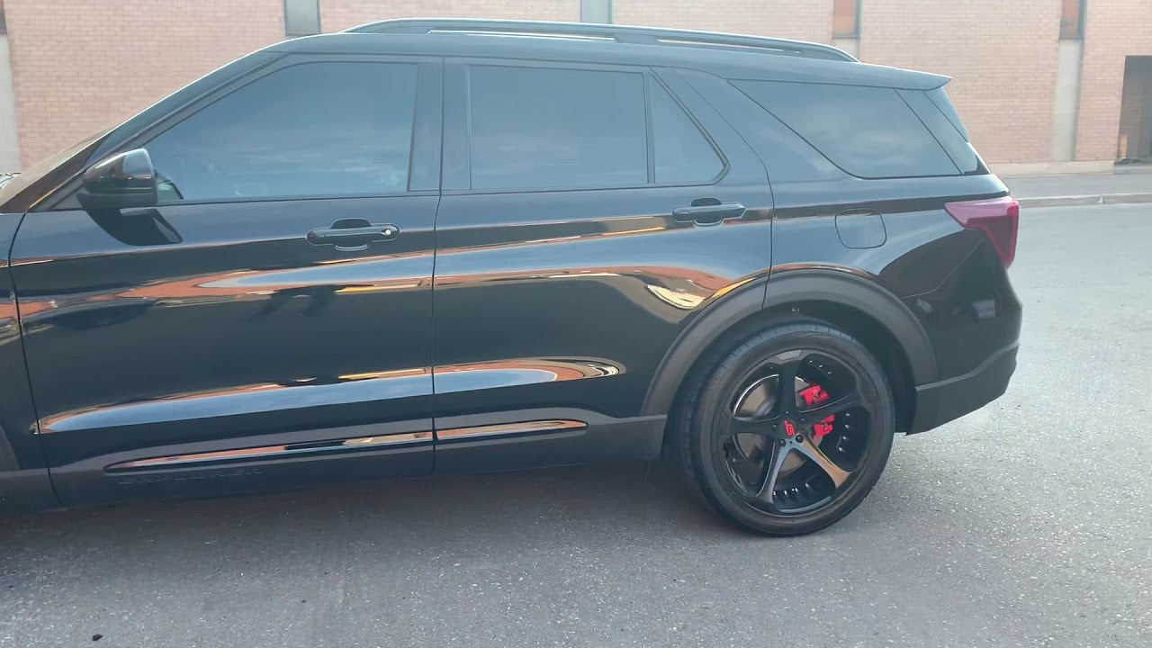 Ford Explorer St Lowered With 22 Giovanna Youtube