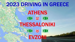 ROAD TRIP 2023 SK - Greece PART 10 Greece: A1/E75 Athens - Thessaloniki - Evzonoi