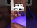 HOW TO APPLY GEL X NAILS #shorts #gelxnails #nailtutorial