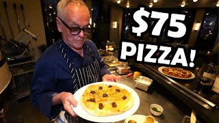 WOLFGANG PUCK Makes His Famous SMOKED SALMON PIZZA with CAVIAR!