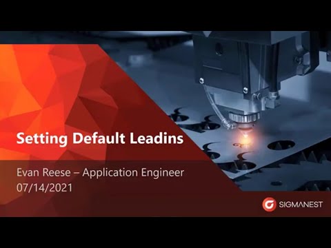 Webinar - Setting Default Leadins