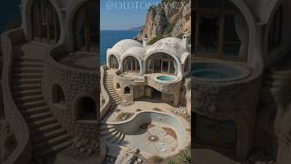 Hidden Ocean Cave Villa Restored Into a Luxury Paradise 🌊🏝️ #Shorts #oceanfrontvilla