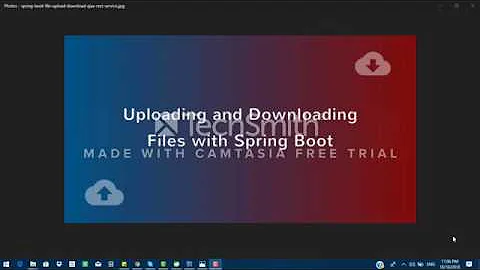 File or Image upload & Download using Spring Boot & Thymeleaf