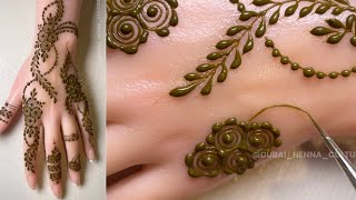 Simple Dainty Henna Design