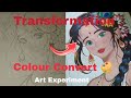 🦚Radha Rani color painting in anime style ✨ part 2 ❤️🦚         ✨ cute Radha Rani watercolor drawing✨
