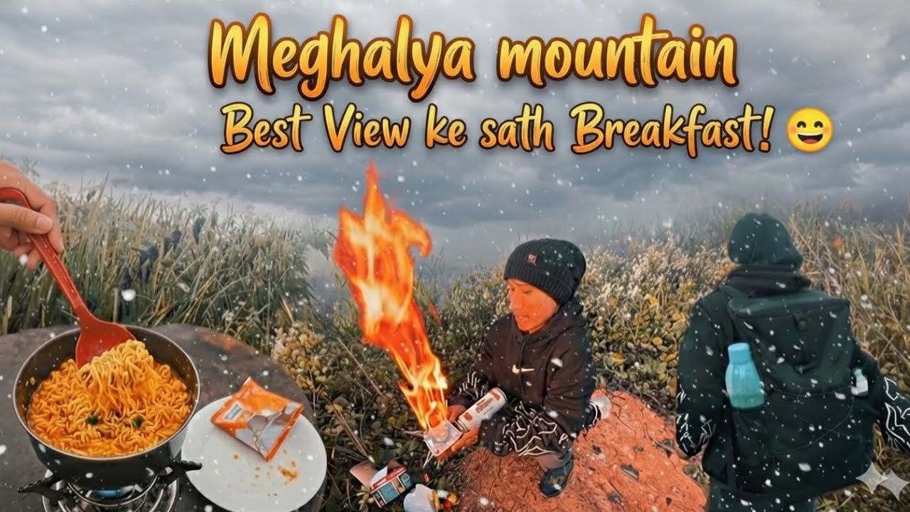 Breakfast With Clouds & Mountains 😍 | Meghalaya Morning Vlog