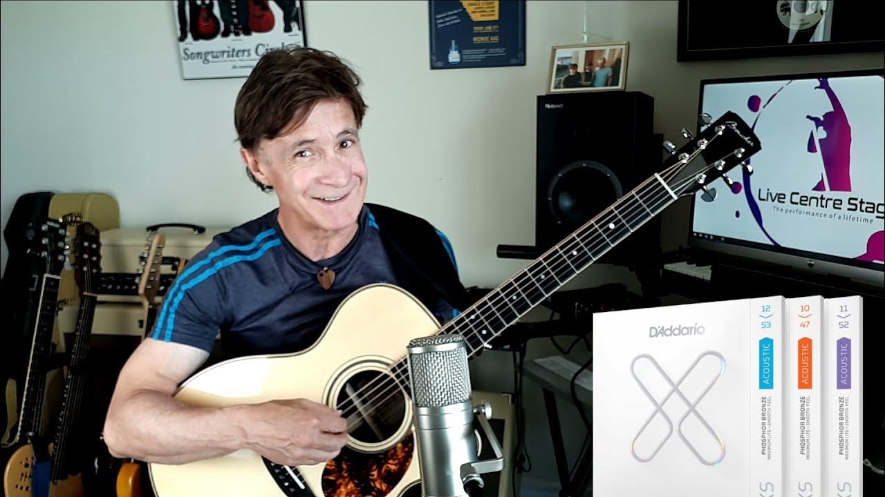 New D'Addario XS Acoustic Guitar Strings First Impression YouTube